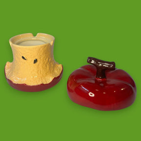 Apple Core Ashtray - Red | Ceramic Smoke Accessories