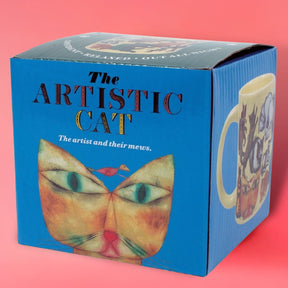 Artistic Cat Mug Boxed - Lover Gifts - Ceramic Mug - Coffee