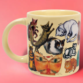 Artistic Cat Mug Boxed - Lover Gifts - Ceramic Mug - Coffee