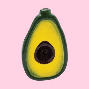 Avocado Ceramic Hand Pipe Novelty Piece Fake Food Hand Pipe
