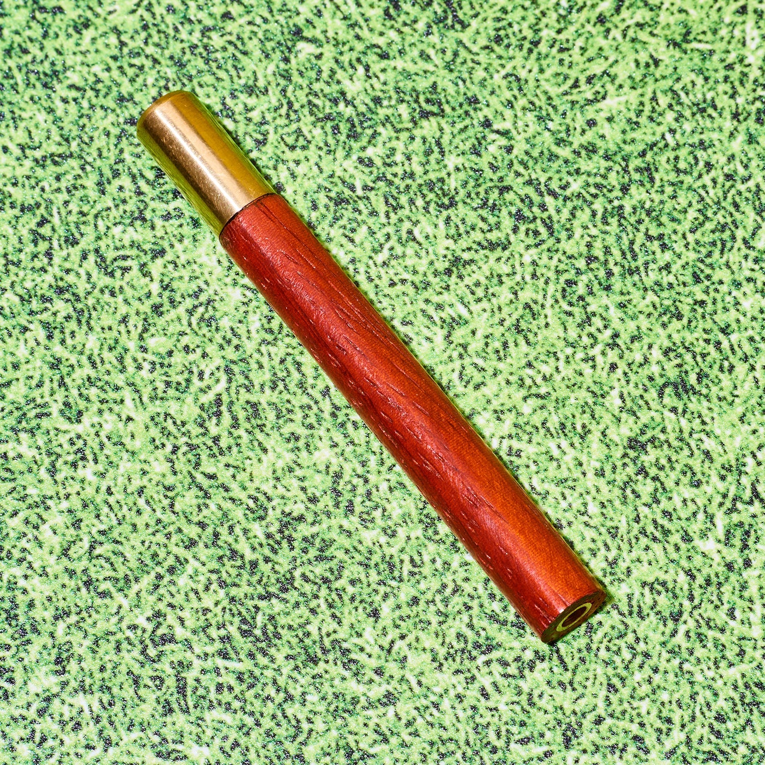 Wooden one Hitter - Assorted Colors Pipe | Wood & Brass