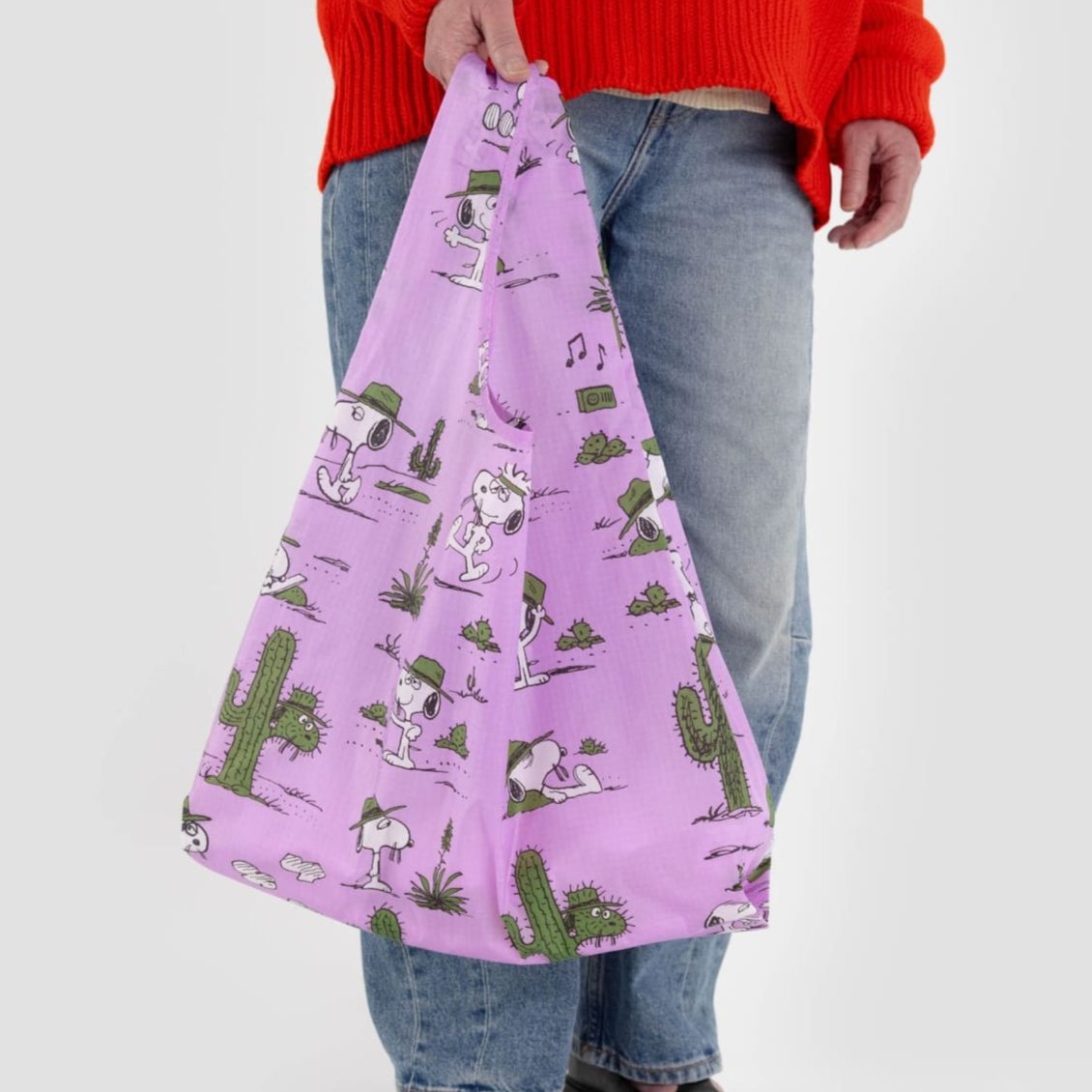 Baby Baggu Reusable Tote - Pink Spike Snoopy Accessory