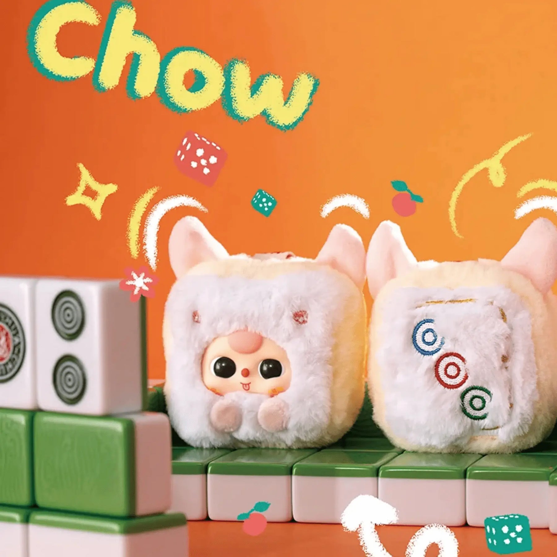 Baby Three Little Mahjong Series Plush Blind Box 21259