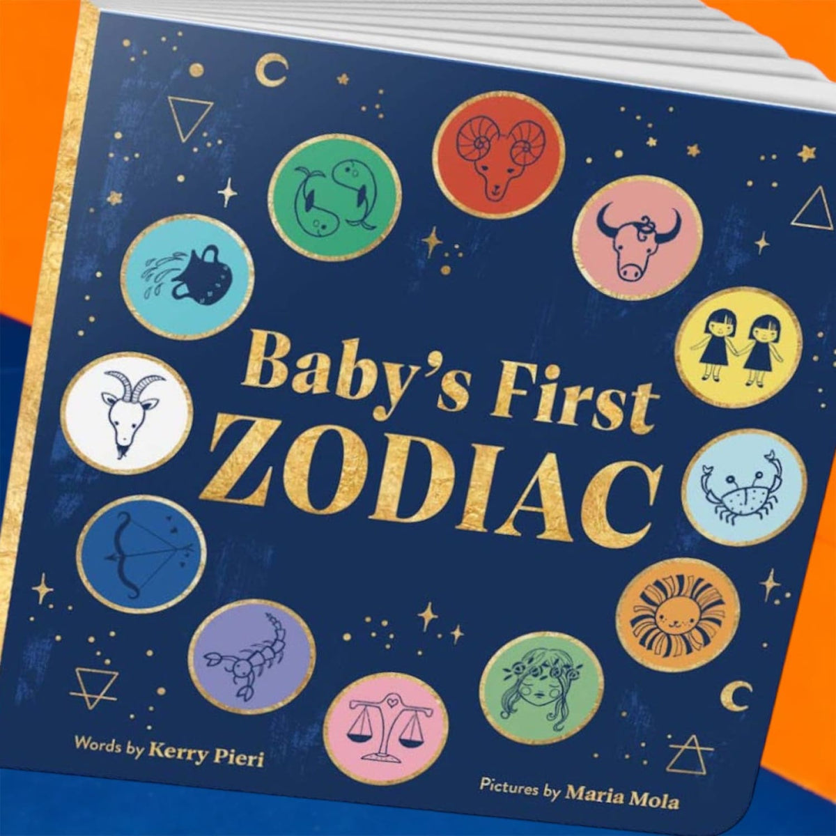 Baby’s First Zodiac Board Book Baby Gift - Shower - For Kids