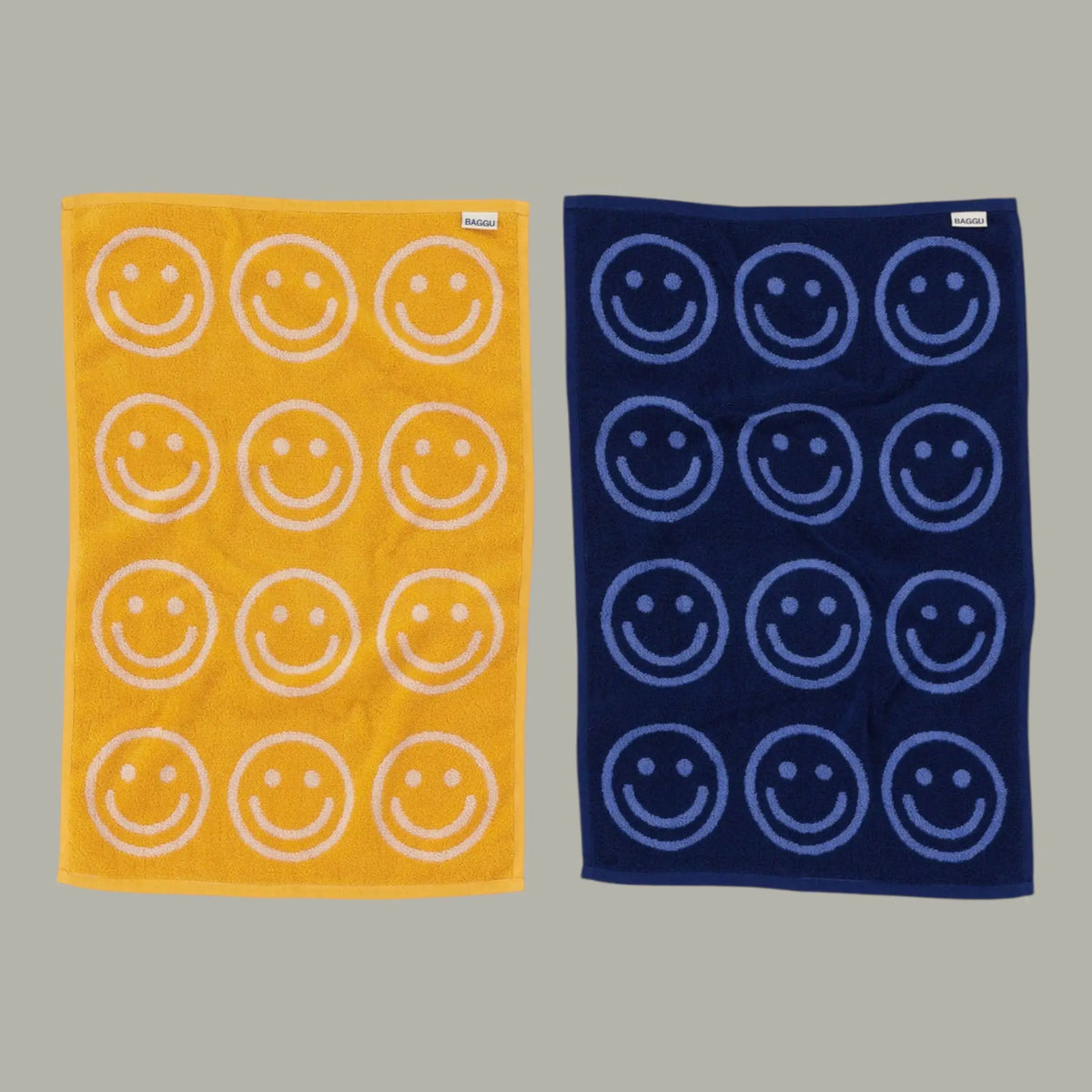 Baggu Hand Towel Set of 2 - Happy Blue Marigold | Friends