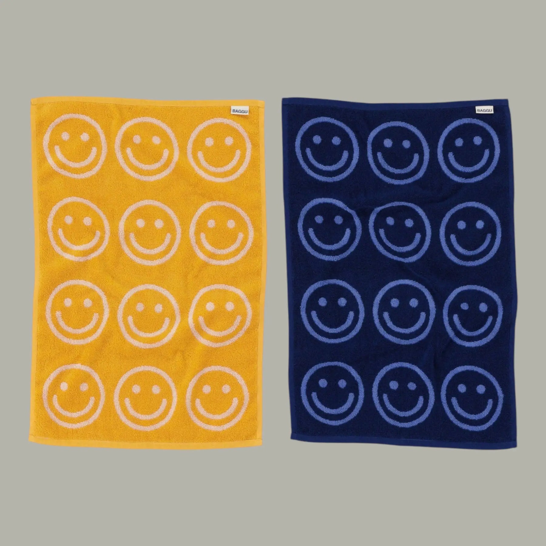 Baggu Hand Towel Set of 2 - Happy Blue Marigold | Friends