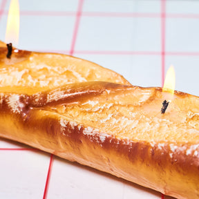 Handmade Italian Candle - Baguette Bread Candle - Candles - 