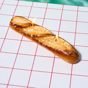 Handmade Italian Candle - Baguette Bread Candle - Candles - 