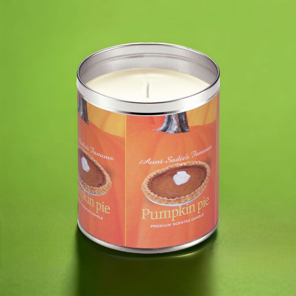 Baked Pumpkin Pie Tin Can Candle Candle - Ceramic - Holiday