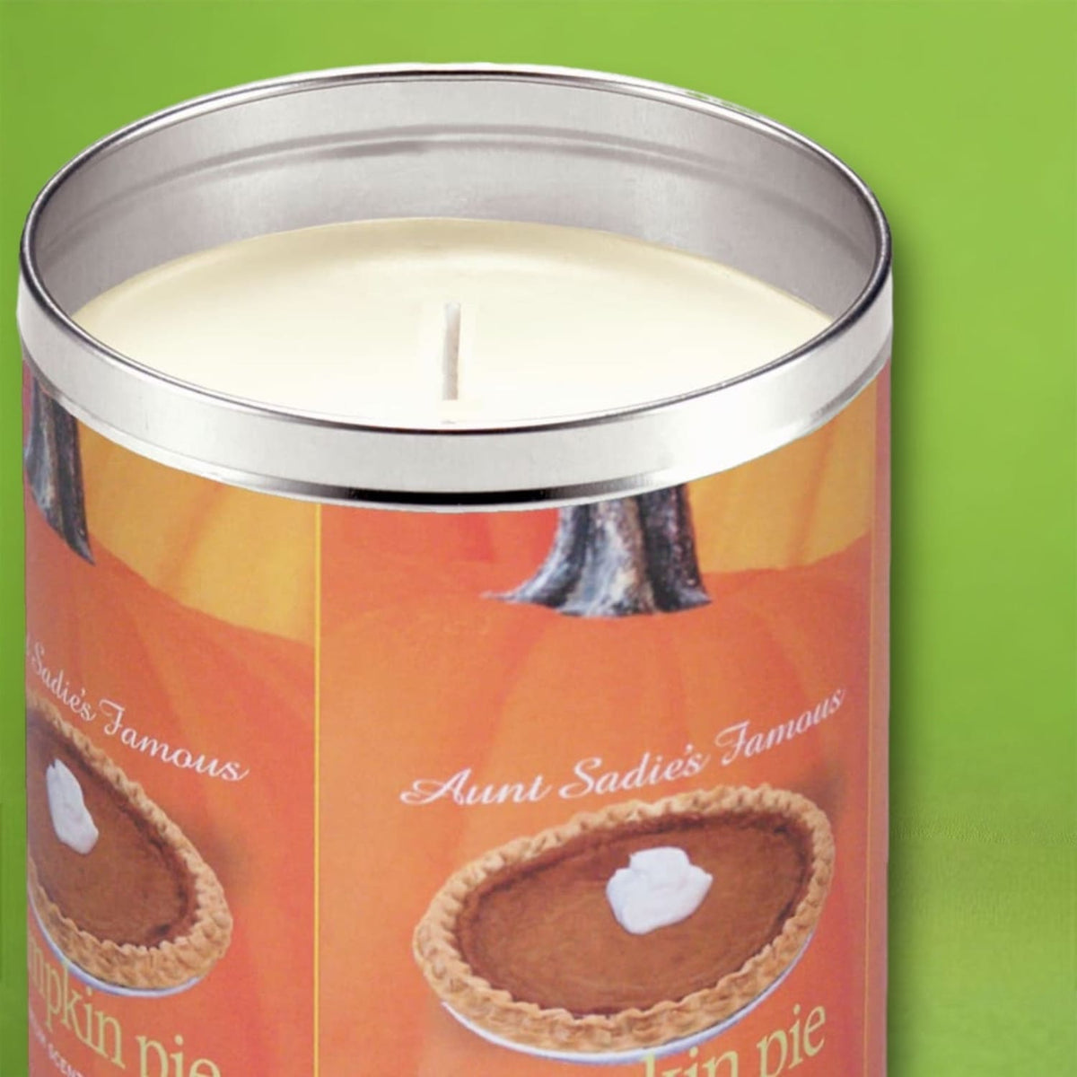 Baked Pumpkin Pie Tin Can Candle Candle - Ceramic - Holiday