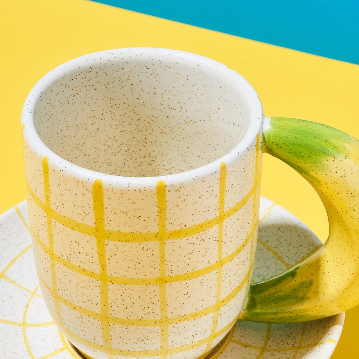 Banana Mug and Saucer Fake Food - Kitchen Drink