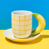 Banana Mug and Saucer Fake Food - Kitchen Drink