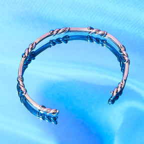 Barbed Wire Bangle Stainless Steel Web0124 - Webq124 -