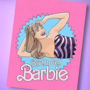 Barbie Birthday Card Barbie - Barbiecore - Birthday - Card -
