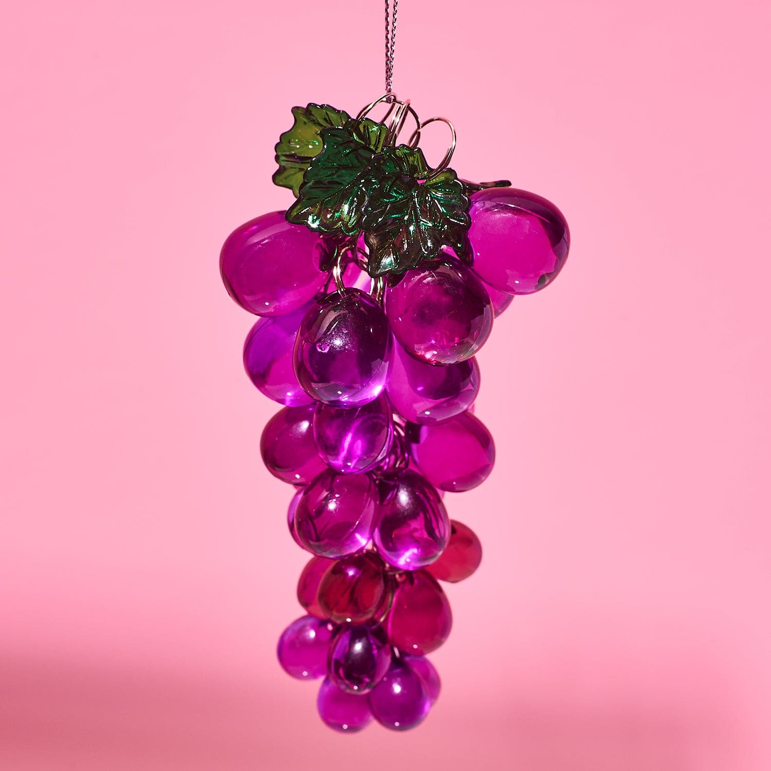 Beaded Grapes Ornament Food Ornament - Grape - Stephsept23a