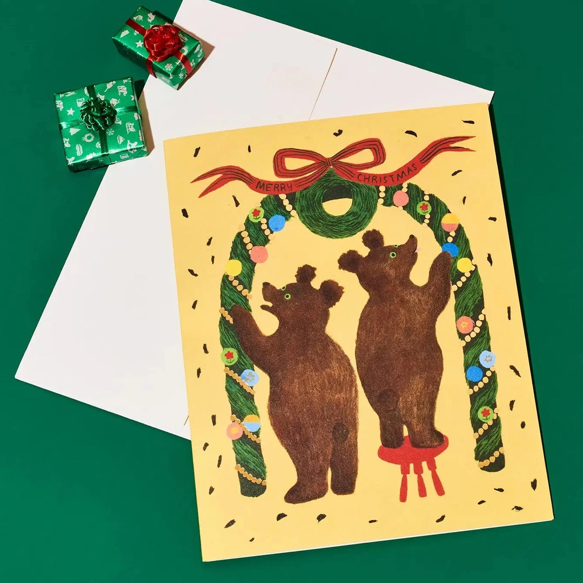 Beary Cheers Greeting Card Holiday | Friends Nyc Brooklyn Ny