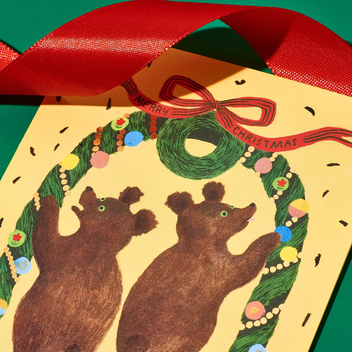Beary Cheers Greeting Card Holiday | Friends Nyc Brooklyn Ny