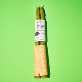 Beeswax Asparagus Taper Candles Set of 2 Candle - Taper