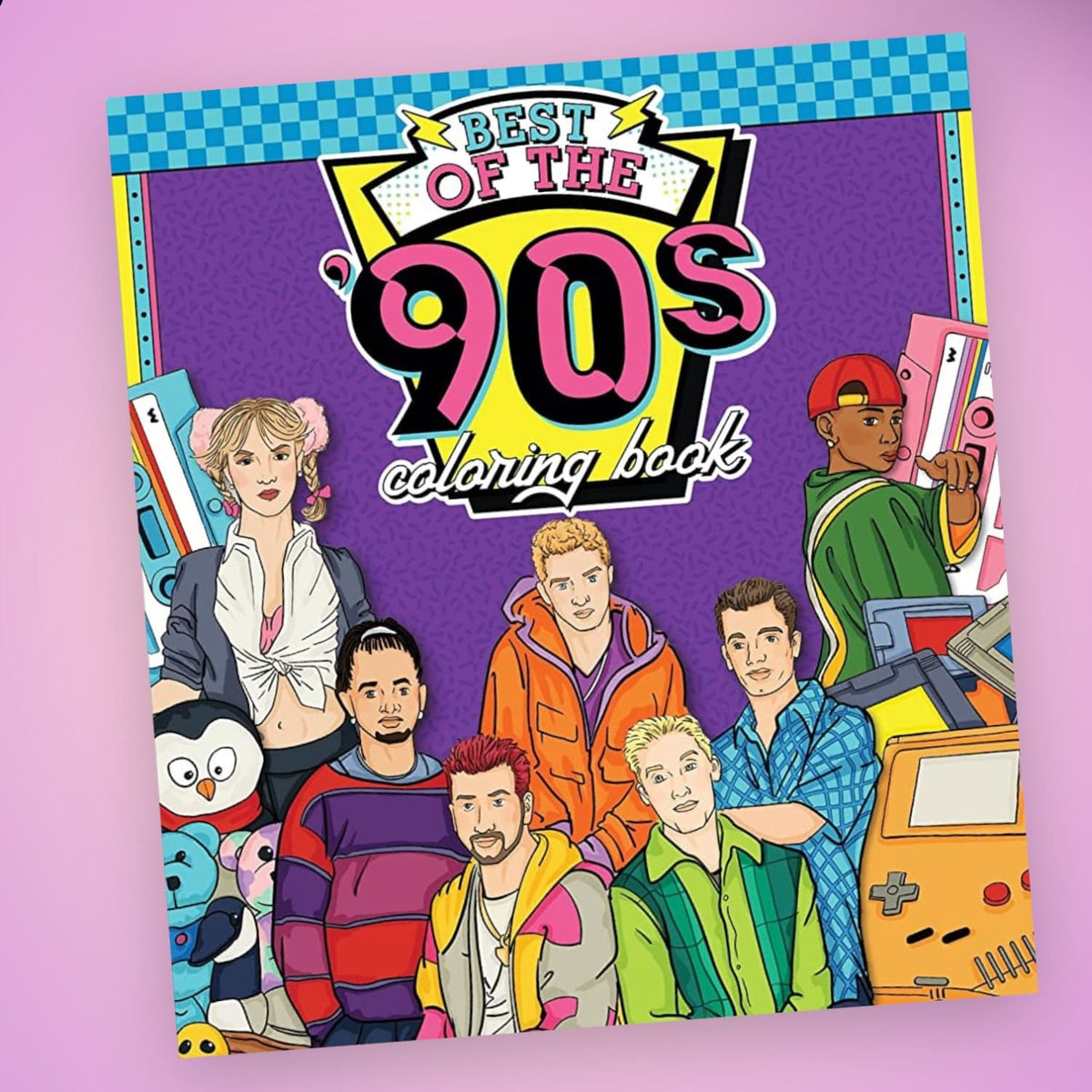 Best Of The 90’s Coloring Book 90s - Baby - Activity - Book