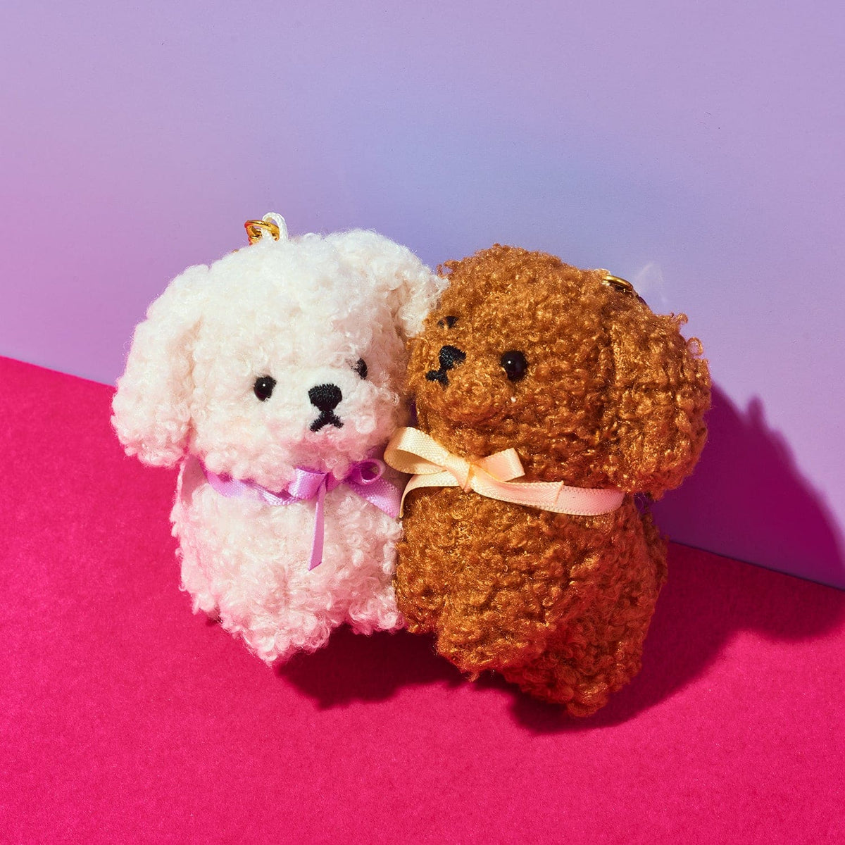 Best Friends Plush Bag Charms Dogs Poodles Bag Charm - Dog