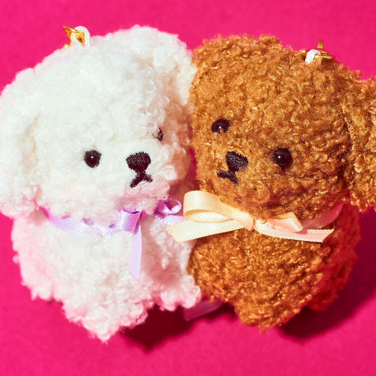 Best Friends Plush Bag Charms Dogs Poodles Bag Charm - Dog