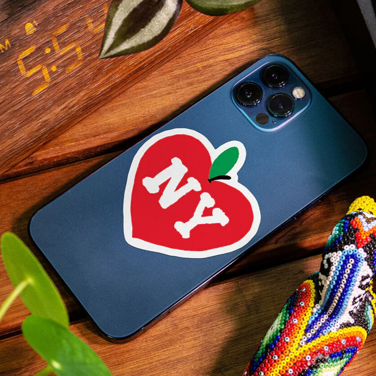Big Apple Ny Heart Sticker Decorative Sticker - Stickers