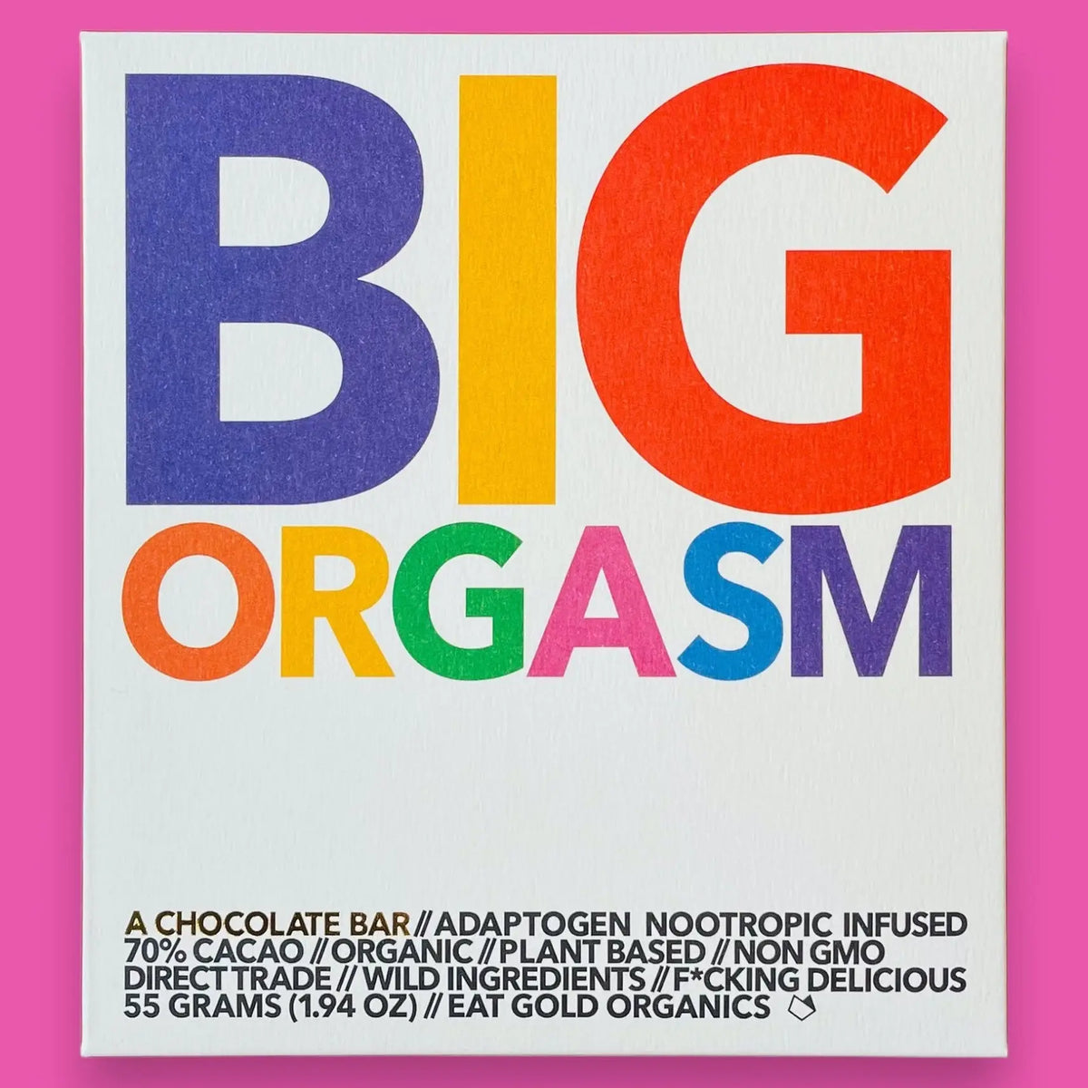 Big Orgasm Functional & Delicious Chocolate Bar | Friends