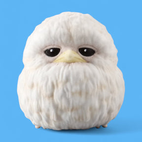Birds Tenori Flocked Friends Mini-figure Toy - Grumpy Bird