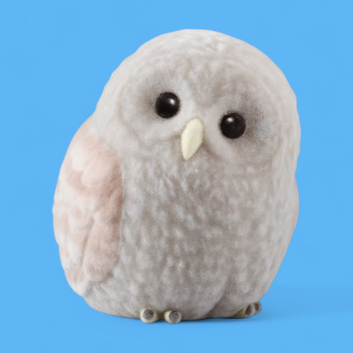 Birds Tenori Flocked Friends Mini-figure Toy - Owl