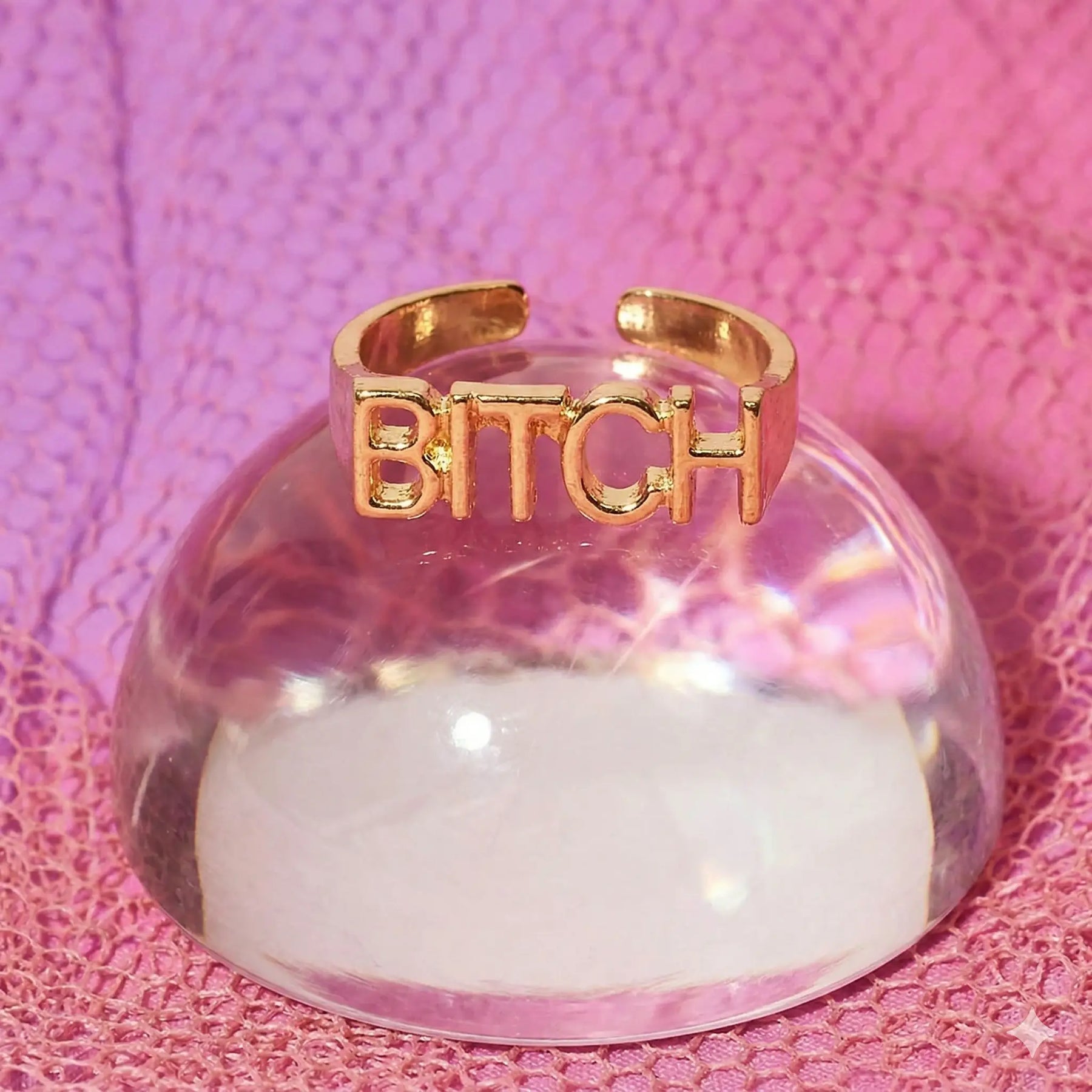 Bitch Ring Nameplate | Swear Jewelry