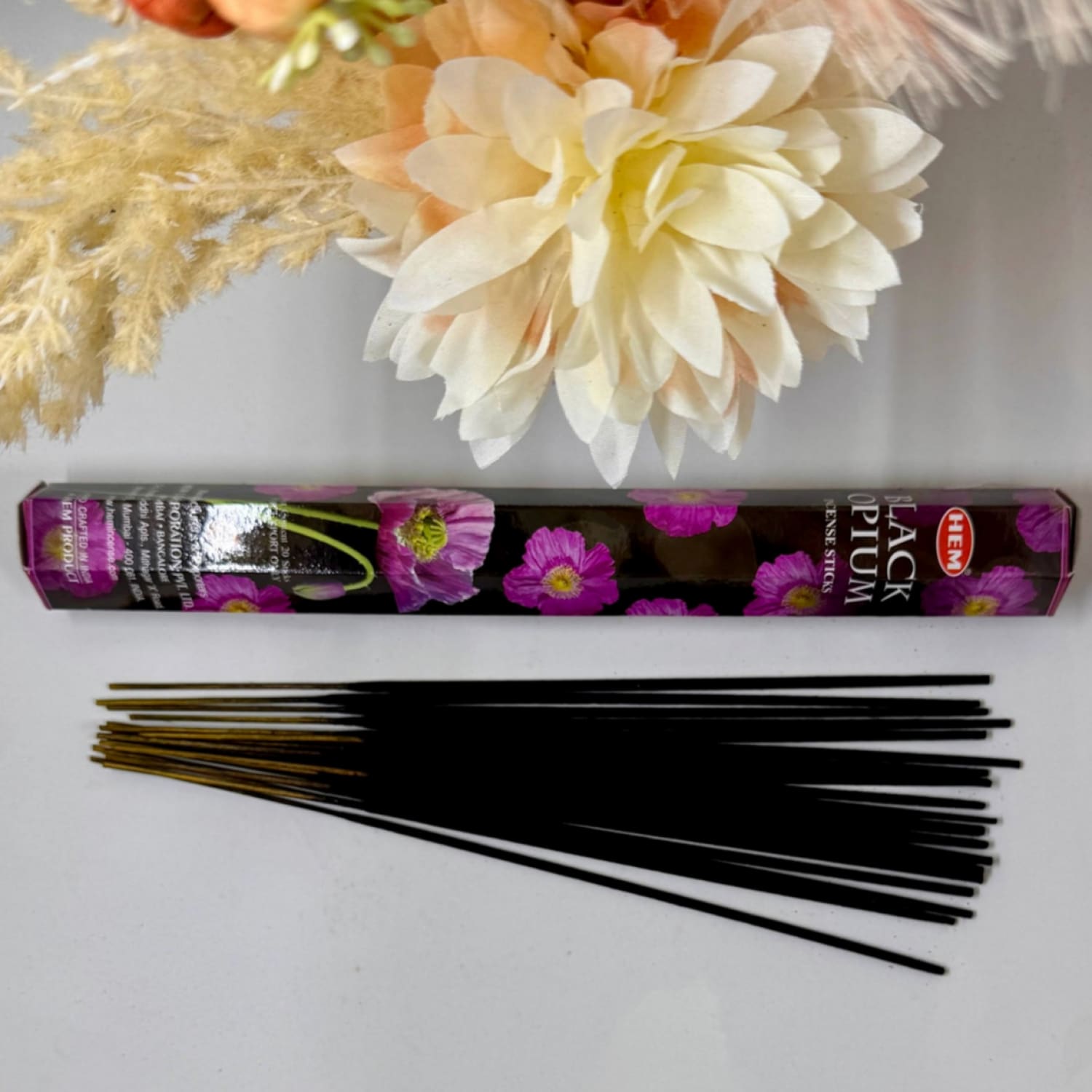 Black Opium Incense Sticks Black Opium - Floral - Handmade