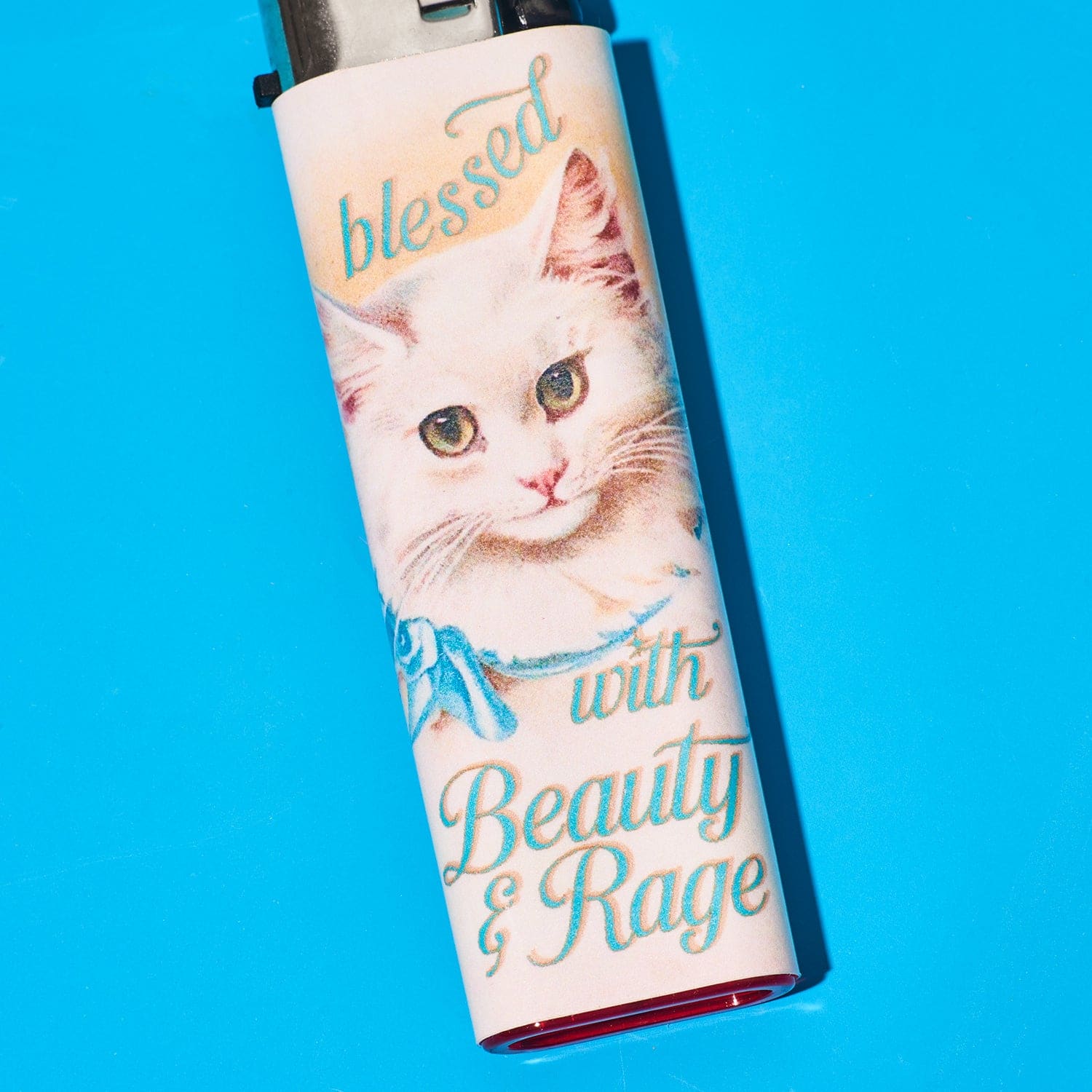 Friends Nyc Blessed with Beauty & Rage Cat Lighter Cat