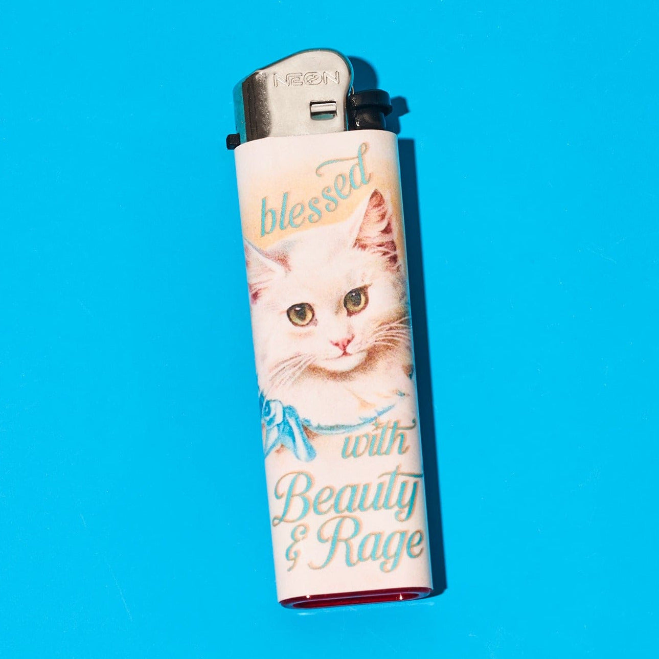 Friends Nyc Blessed with Beauty & Rage Cat Lighter Cat