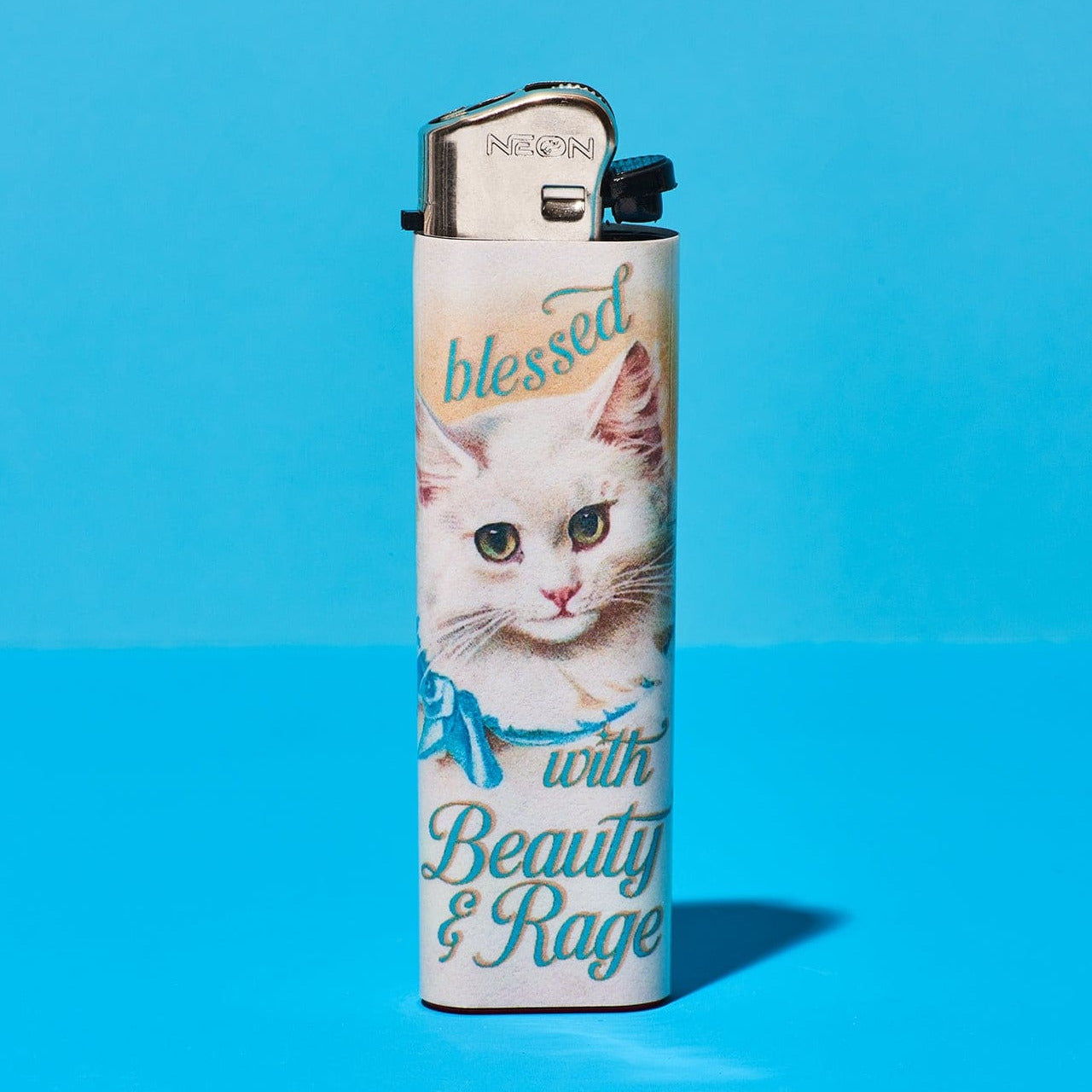 Friends Nyc Blessed with Beauty & Rage Cat Lighter Cat