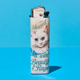 Friends Nyc Blessed with Beauty & Rage Cat Lighter Cat