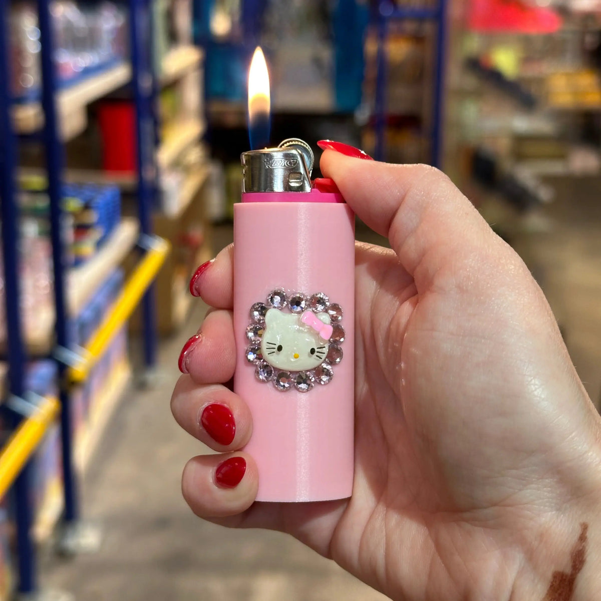 Bling Hello Kitty Lighter Cover | Friends Nyc Brooklyn Ny