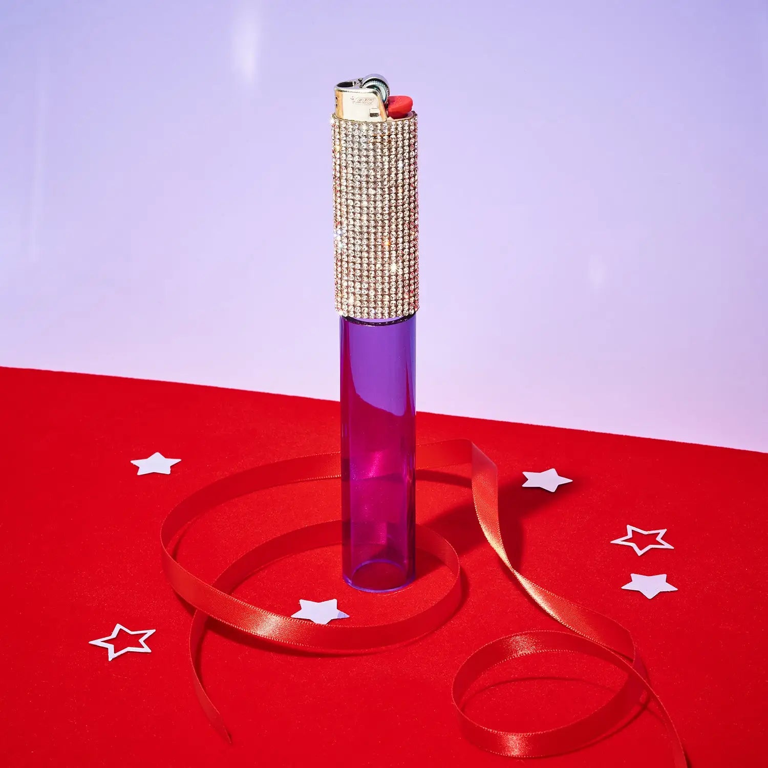 Bling Rhinestone Lighter - Silver - Friends Nyc Brooklyn Ny