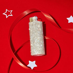 Bling Rhinestone Lighter - Silver - Friends Nyc Brooklyn Ny