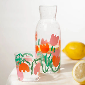 Bloom Carafe and Vase | Doiy Floral Glass | Friends Nyc