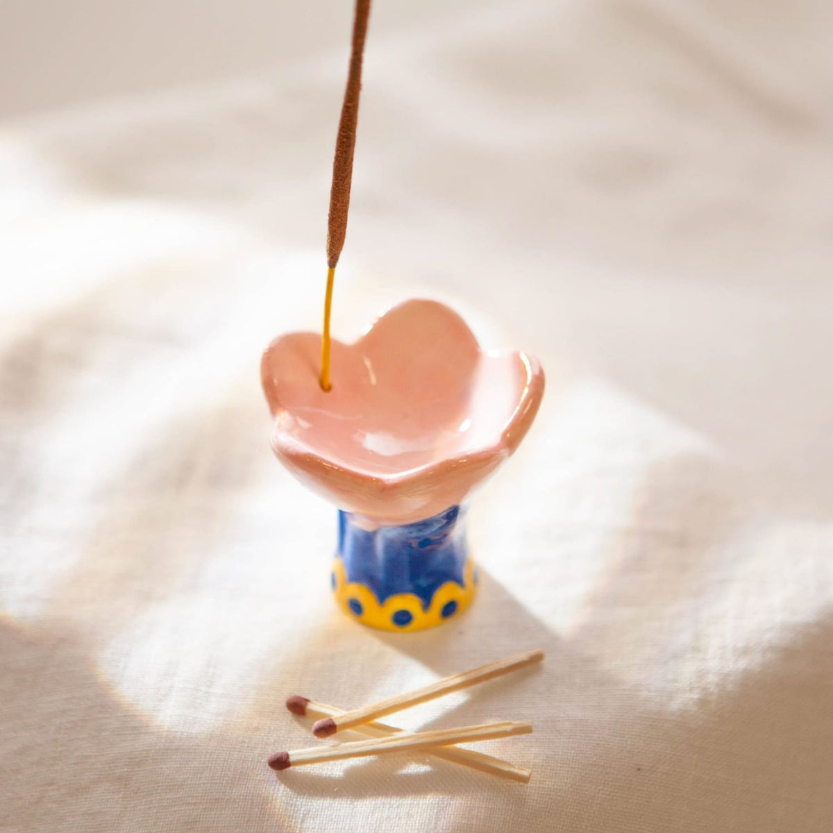 Bloom Tulip Incense Holder Ceramic - Doiy - Flower