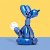 Blue Balloon Dog Bong Aesthetic Bong - Smoke - Dog - Lover