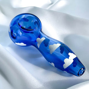Blue Cloud Hand Pipe Aesthetic Smoke - Canna Style - Cute