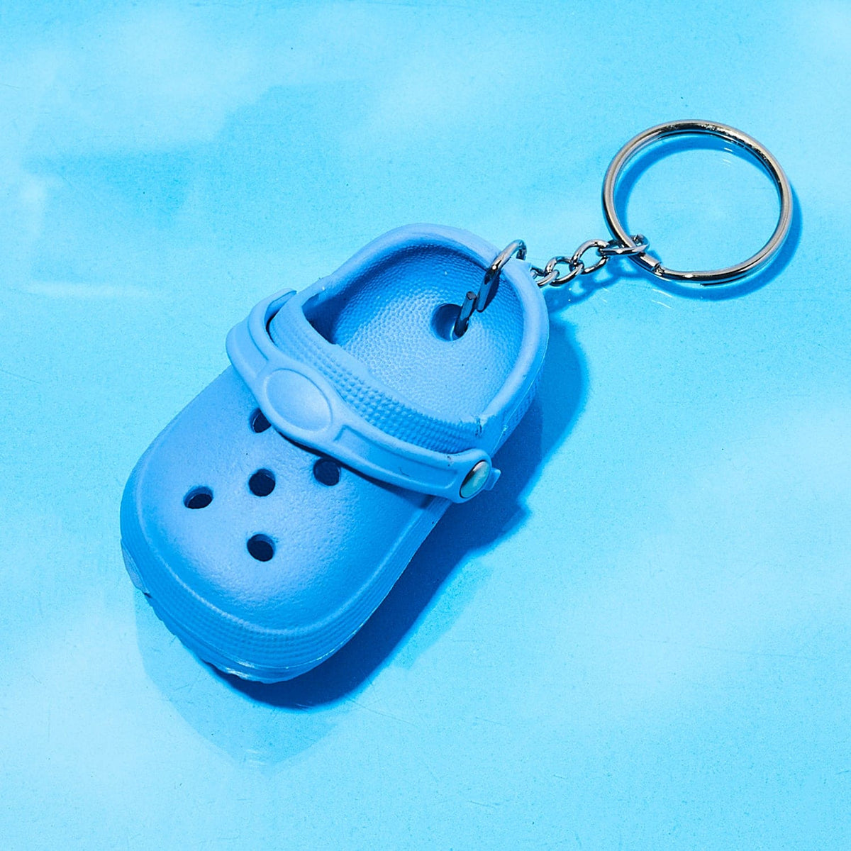 Blue Croc Keychain Croc - Keychain - Funny - Groupbycolor -