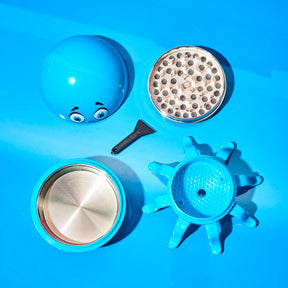 Blue Octopus Grinder 3 Part Cute Grinder - Smoke Shop