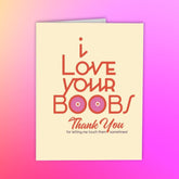 Boobs Valentine’s Day Card Eco Friendly - Greeting Card -