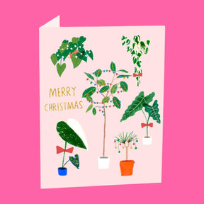 Botanical Xmas Holiday Card A2 - Blank - Card - Carolyn