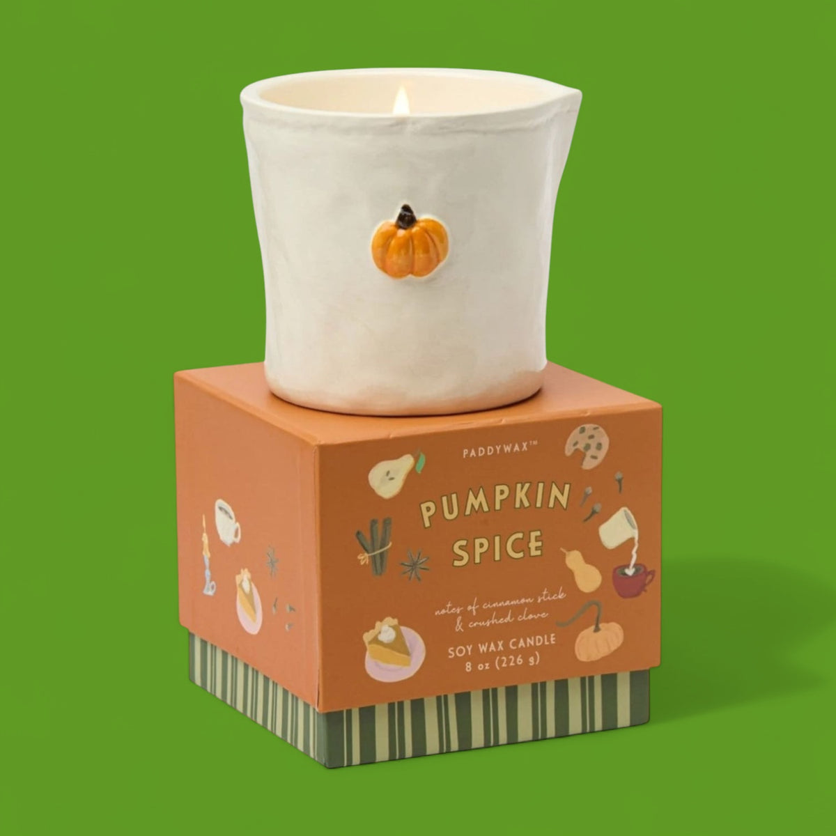 Boxed Pumpkin Spice Candle 8 Oz Oz Candle - Cruelty-free