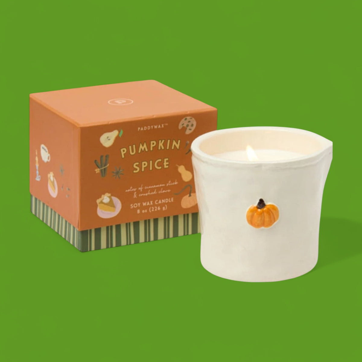 Boxed Pumpkin Spice Candle 8 Oz Oz Candle - Cruelty-free