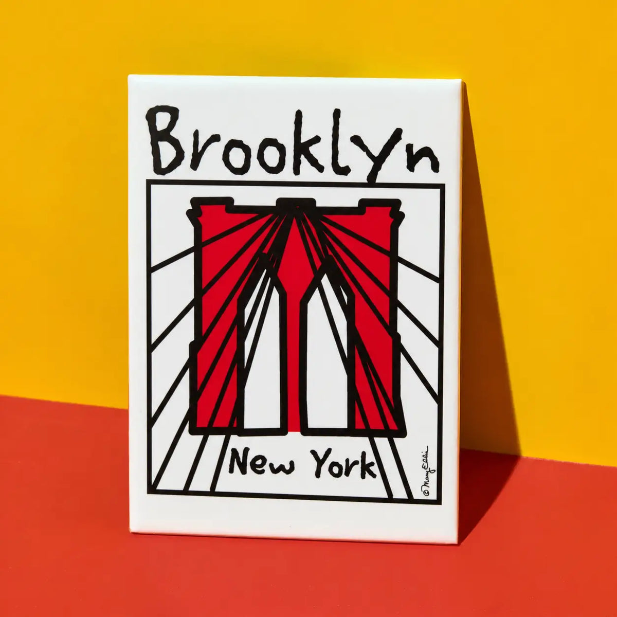 Brooklyn Bridge Magnet Nyc World’s Fun City | Friends Ny