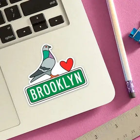 Brooklyn Pigeon Sticker Die Cut the Found | Friends Nyc Ny